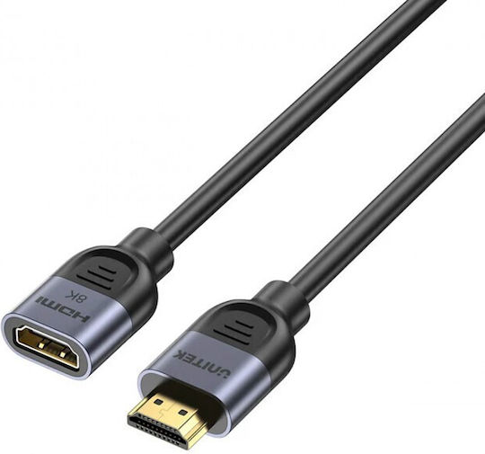 Unitek HDMI 2.1 Ultra High Speed 48Gbps 4K 120Hz HDR VRR Cable HDMI Male - HDMI Male 2m Black