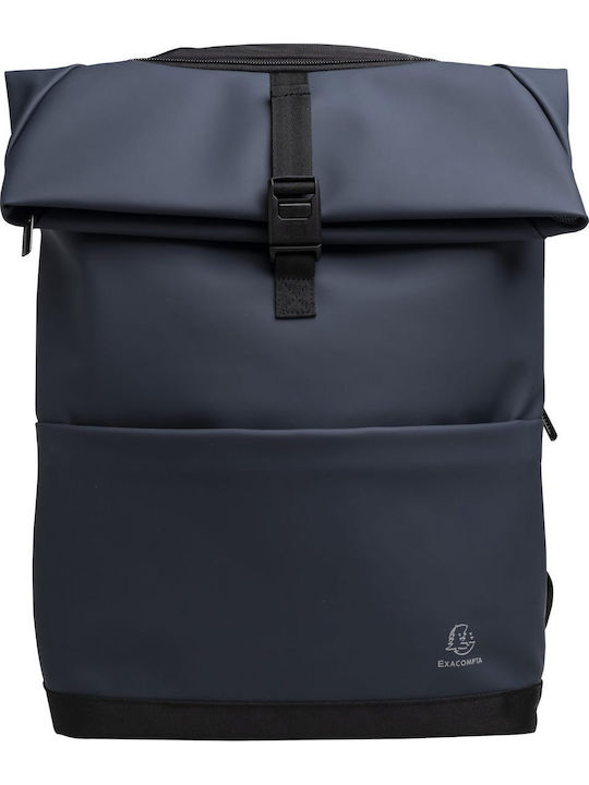 Exacompta Αδιάβροχη Τσάντα Πλάτης για Laptop 15" σε Μπλε χρώμα