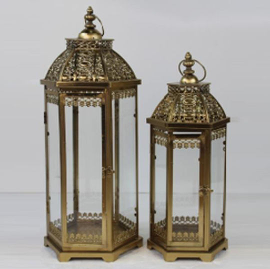 Laterne Set Floortop Bronze 2Stück
