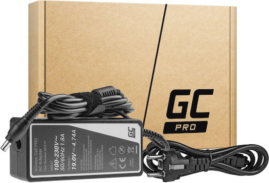 Green Cell Laptop Charger 90W 19V 4.74A for Samsung
