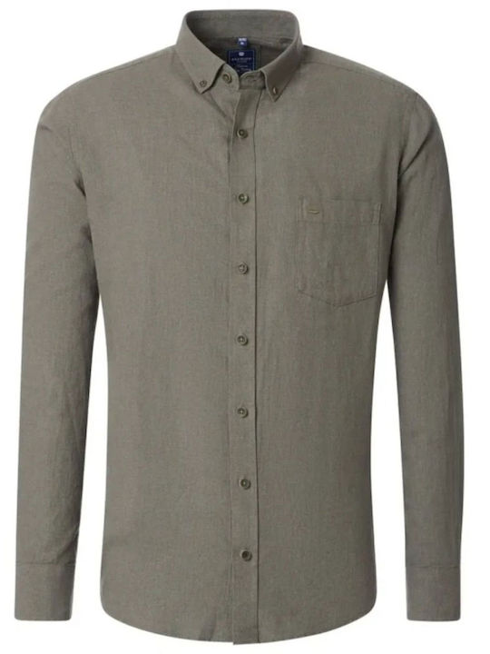 Redmond Linen Shirt Khaki
