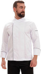 The Uniform Company Haina Bucătar 100% Bumbac Alb The Uniform Company Haina Bucătar 100% Bumbac Alb