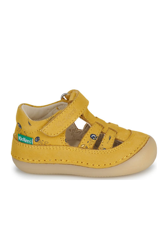 Kickers Sandaletten Sushy Anatomisch Gelb