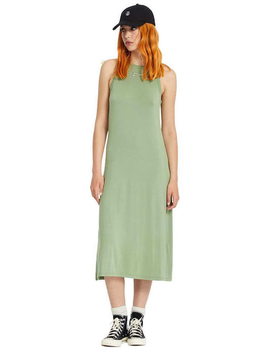 Volcom Stonelight Καλοκαιρινό Midi Φόρεμα με Σκ...