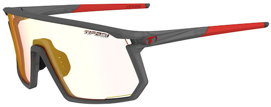Tifosi Cycling Glasses Moab Clarion with Red Frame & Photochromic Lenses