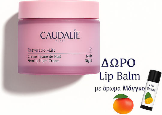 Caudalie Resveratrol Lift Firming Night Cream Κρέμα Νυκτός Αντιρυτιδική Δράση 50ml