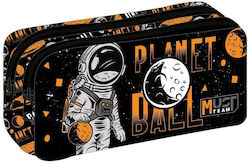Must Team Planet Pencil Case Barrel with 2 Comp...