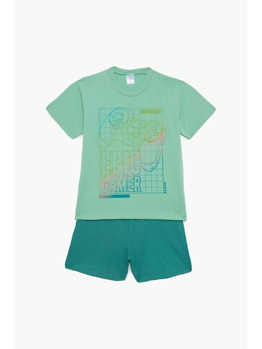 Pretty Baby Kids' Pajamas Summer Pistachio-blue