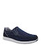 Δερμάτινα Ανδρικά Loafers σε Μπλε Χρώμα