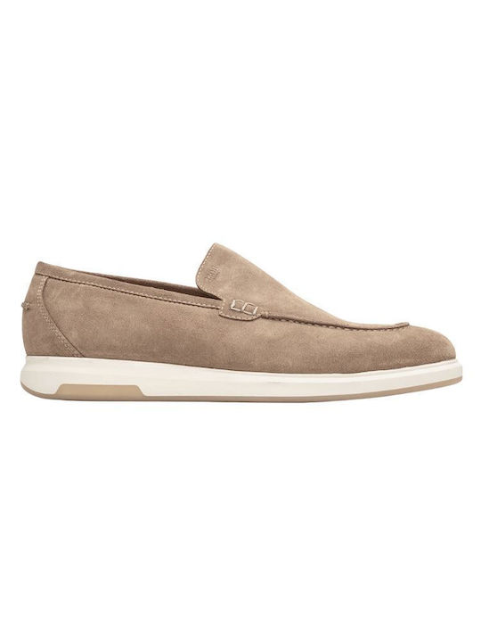 Boss Shoes Ανδρικά Loafers σε Μπεζ Χρώμα