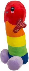 Rainbow Plush Penis 30 Cm