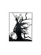 Krodesign Woman Tree Metal Wall Decoration Height 49 Cm Width 40 Cm Thickness 2 Mm