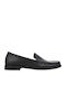 Δερμάτινα Γυναικεία Loafers σε Μαύρο Χρώμα
