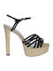 Suede Sandals Black