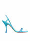 Fabric Sandals Turquoise