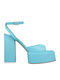 Leather Sandals Light Blue