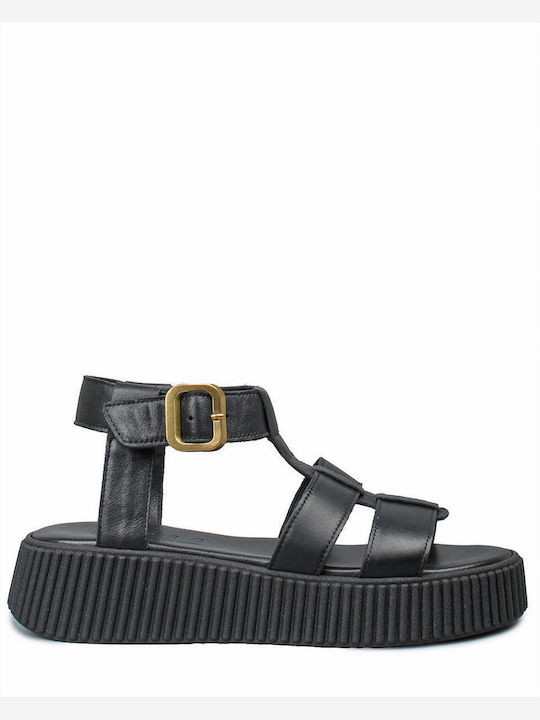 Дамски сандали Платформи Черни СХ.426BLACK