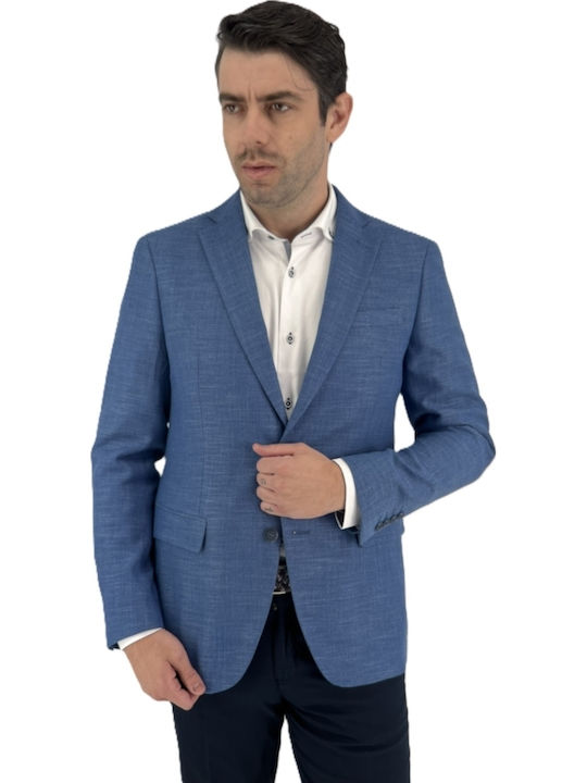 Men's Suit Jacket Slim Fit Light Blue