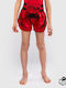 Venum Inferno Kinder Muay Thai Shorts Kirschrot