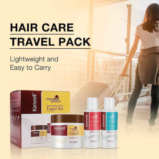 Karseell Collagen Σετ Θεραπείας Μαλλιών για Ταλαιπωρημένα Μαλλιά με Σαμπουάν & Conditioner 3τμχ