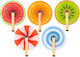 Kikkerland Fruity & Sweet Fan (Various Designs/Colors)