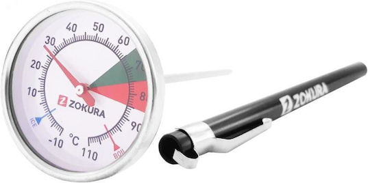 Zokura Analog Thermometer Kochen mit Nadel +110°C / +110°C