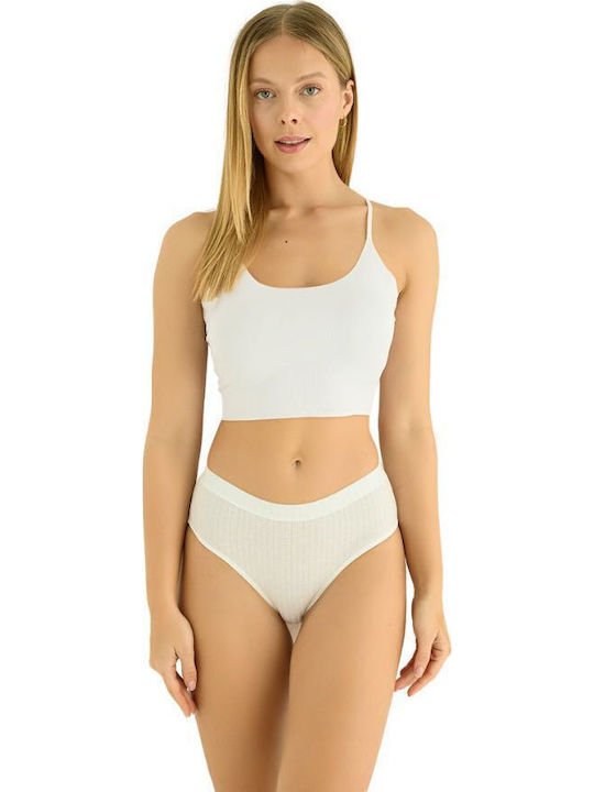 Vanilya Secret Bella Femeie Slip Ecru