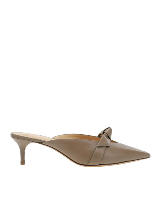 Alexandre Birman Leather Mules Beige B3505801680001-286