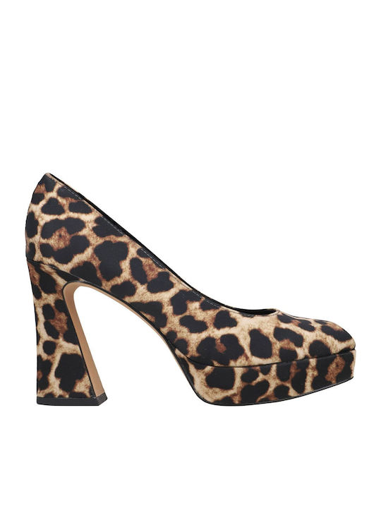 Katy Perry Brown High Heels Animal Print