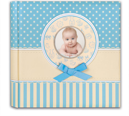 ZEP Παιδικό Άλμπουμ Little Baby Polka Dot 30 Σελίδων Γαλάζιο με Ριζόχαρτο 31x31εκ.