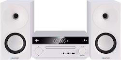 Blaupunkt Sistem audio 2 MS30BT 40W cu CD / Media digitale Player și Bluetooth Alb Blaupunkt Sistem audio 2 MS30BT 40W cu CD / Media digitale Player și Bluetooth Alb