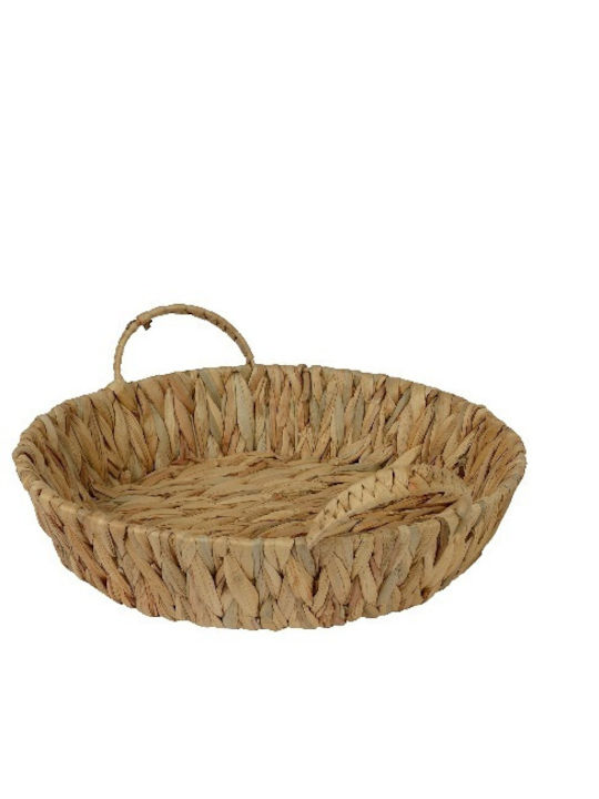 Kaemingk Round Decorative Tray 30x30x7.5cm Kaemingk Round Decorative Tray 30x30x7.5cm