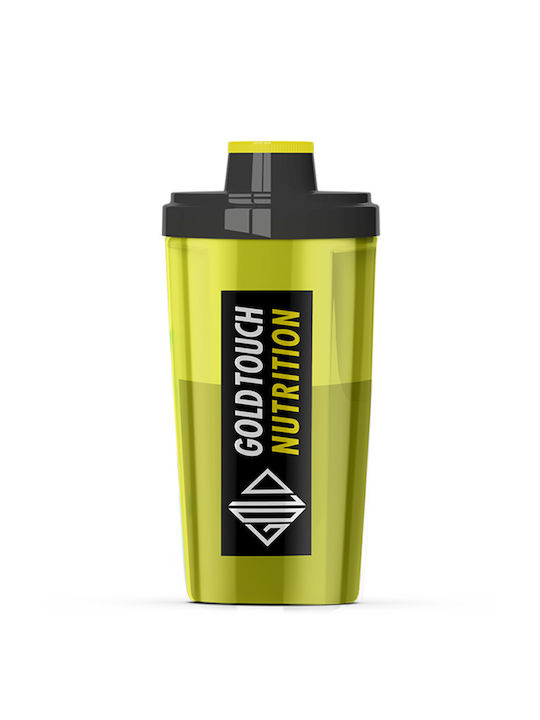 GoldTouch Nutrition Shaker Πρωτεΐνης 500ml Πλαστικό Κίτρινο