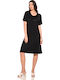 Summer Midi Dress Black