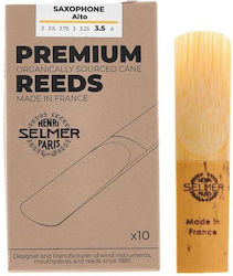Selmer Premium Alto Saxophone Reeds No 3.5 10 Pieces