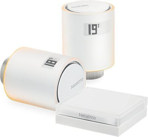 Стартов пакет с термостат за радиатор Netatmo, включително реле, бял