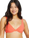 Loop Bikini Top Papaya