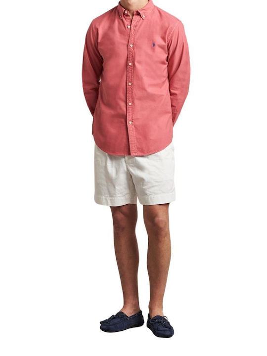 Ralph Lauren Μακρυμάνικo Βαμβακερό Πουκάμισο Κό...