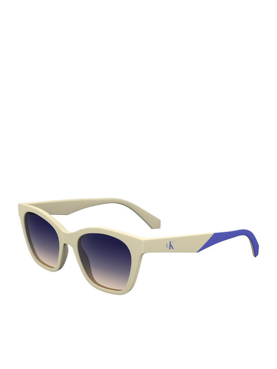 Calvin Klein Παιδικά Γυαλιά Ηλίου Μπεζ CKJ24303S 100