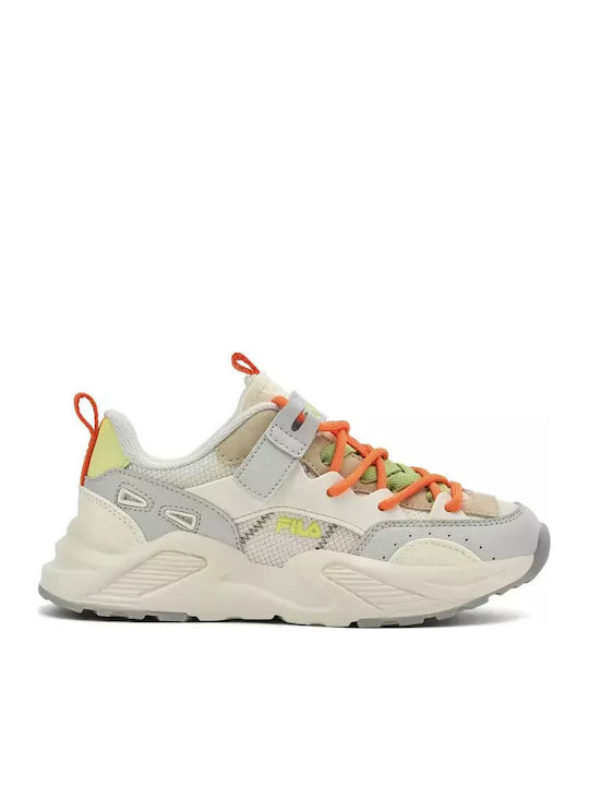 FILA Memory Lace Twist Beige Kinder Sneaker