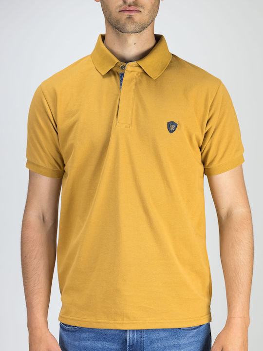 Everbest Polo Kurzarmbluse Moustard