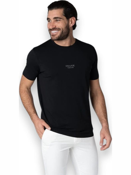 Frank Tailor Μπλούζα Κοντομάνικη Μαύρη