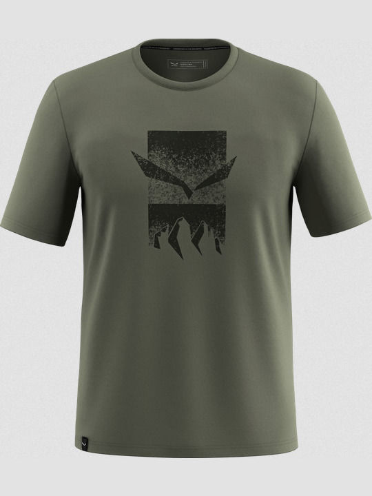 Salewa Eagle 3cime T-Shirt Faded Grünes