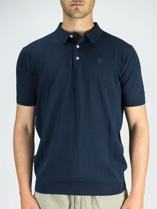 Conte Of Florence Polo Blouse Blue