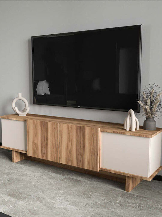 TV-Ständer Diana Beige-Walnuss M180xT33xH50cm