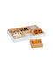 Relaxdays Bamboo Square Serving Tray made of Bamboo in Beige Color 47x47x32.5cm 1pcs