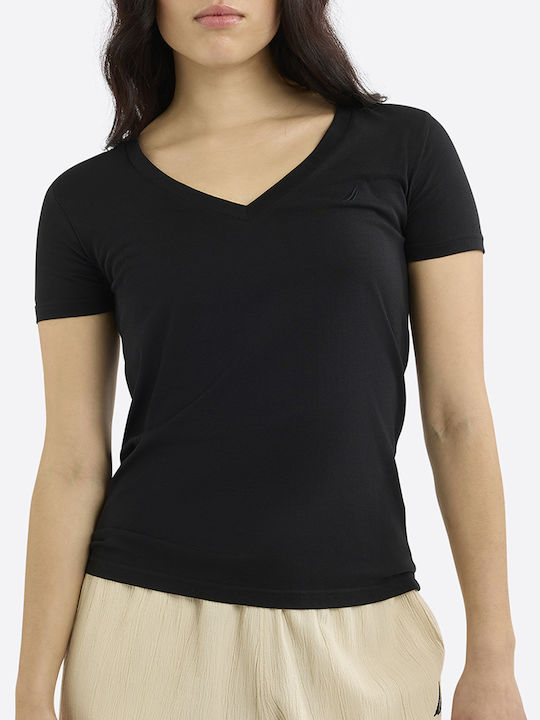 Nautica Γυναικείο T-shirt Black