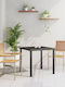 Outdoor-Stuhl Rattan Garten Beige mit Kissen 2Stück 54x56x90εκ.