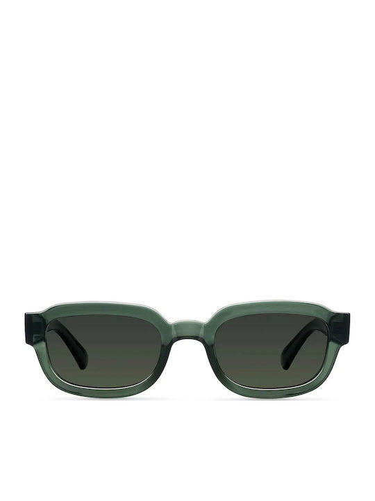 Meller Jamil Unisex Sunglasses with Green Plastic Frame and Green