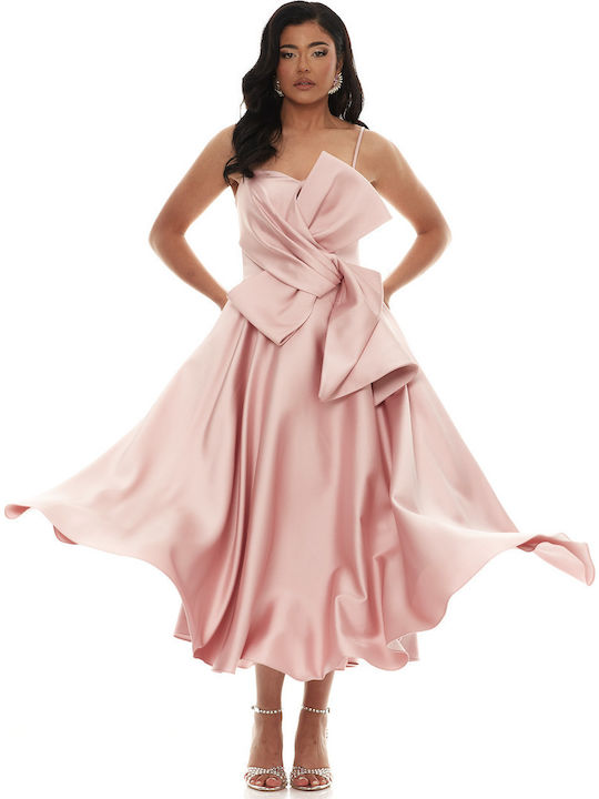 RichgirlBoudoir Satin Wedding - Christening Dress Pink